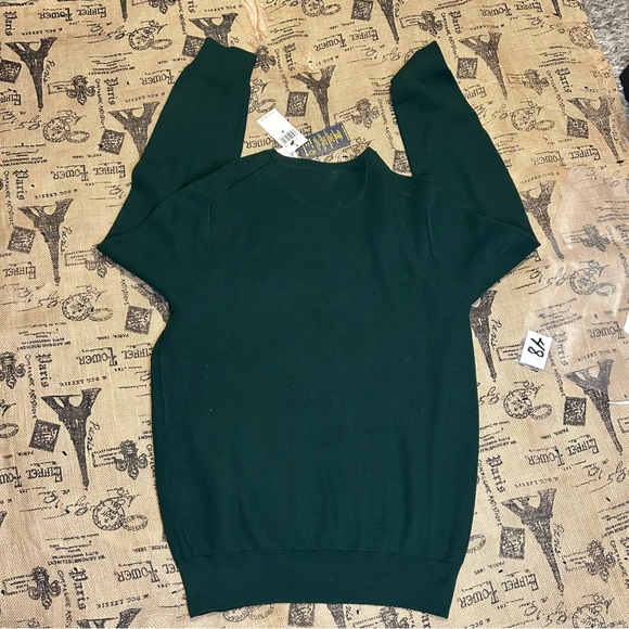 Polo Ralph Lauren  NWT! Men'S Classic 7/15 Green Pullover Sweater Size M - Picture 11 of 12